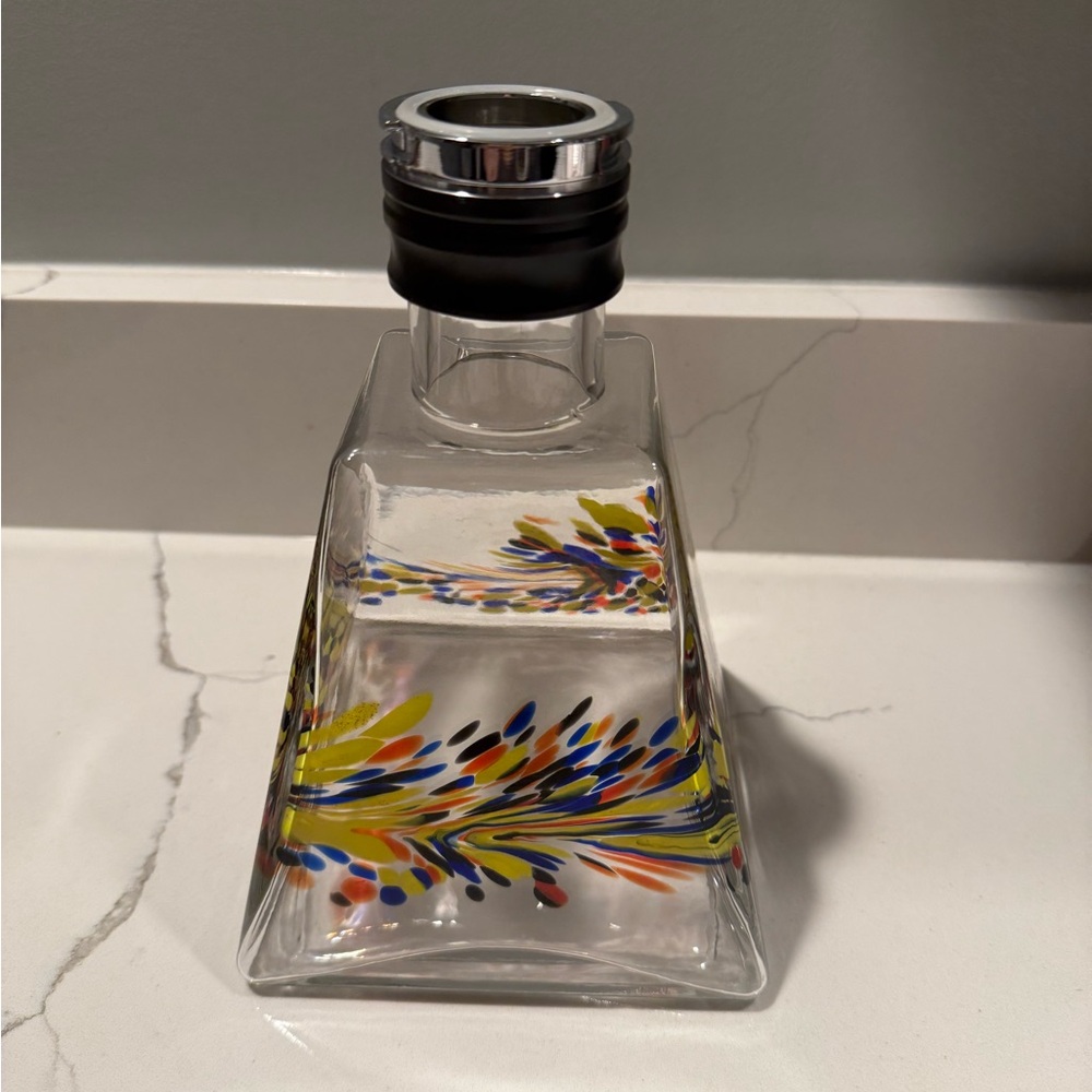 Colorful Glass Art Vase